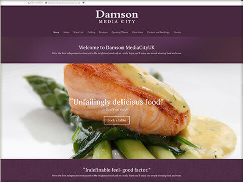 Damson Responsive Website Damson Website